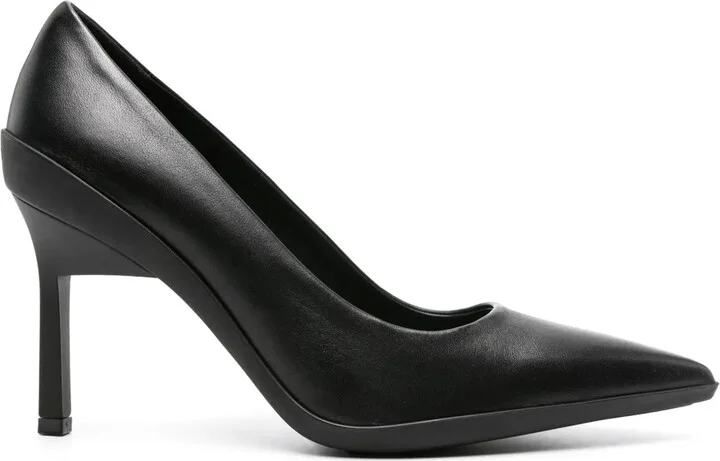 90mm Pointed-Toe Leather Pumps