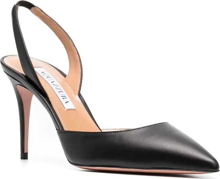 90mm Pointed-Toe Slingback Pumps - Image 2