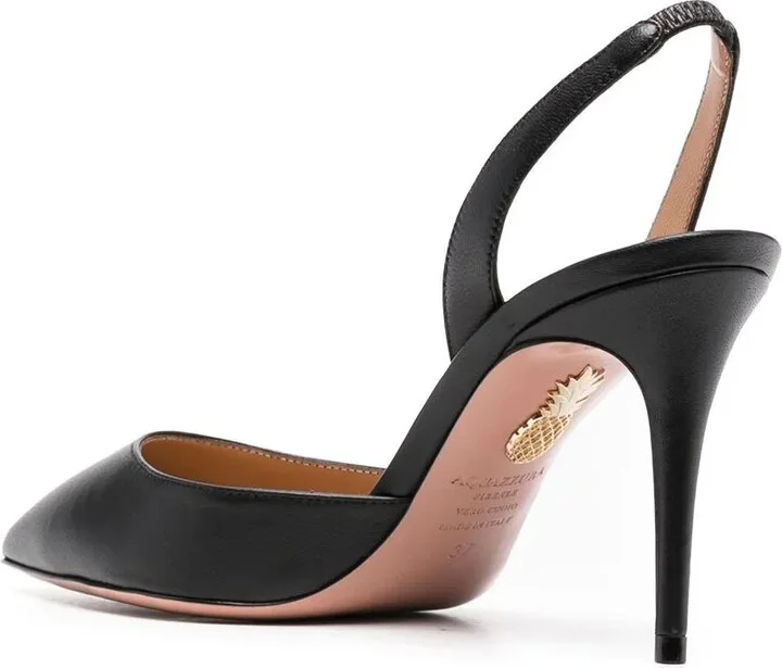 90mm Pointed-Toe Slingback Pumps - Image 3