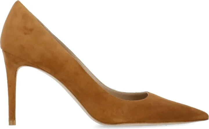 90mm Pointed-Toe Suede Heeled Pumps