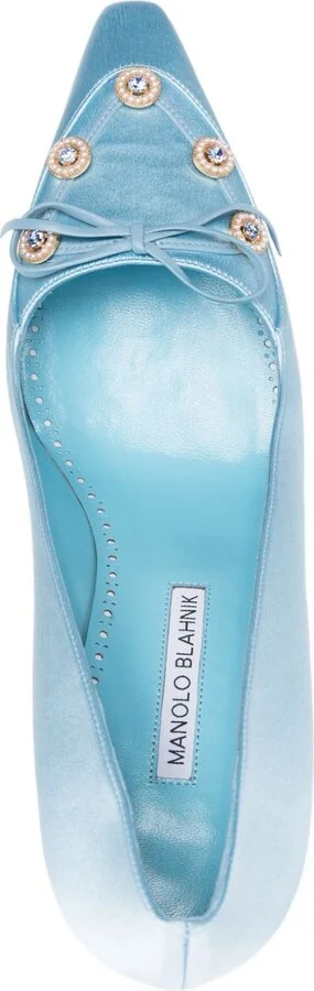 90mm Polypehami Satin Pumps - Image 4
