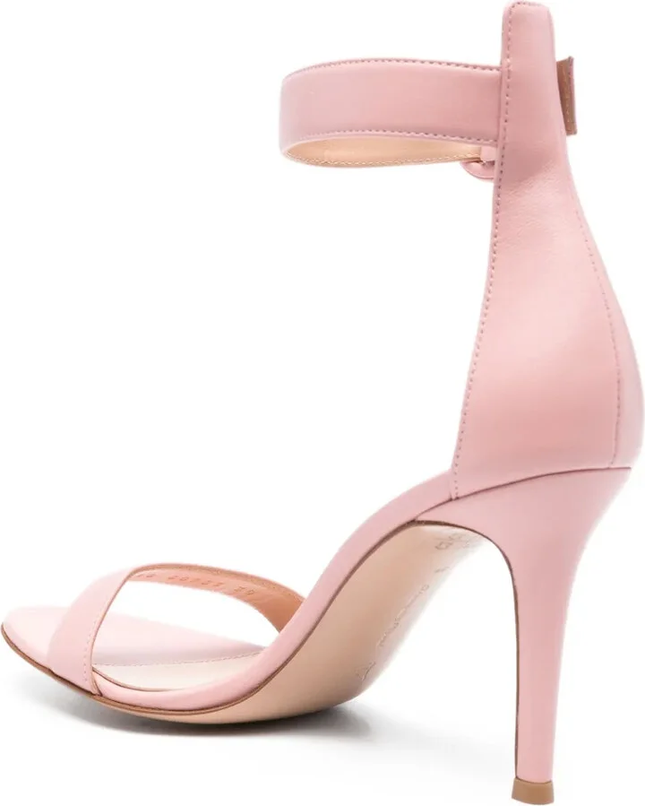 90mm Portofino ankle-strap leather sandals - Image 3