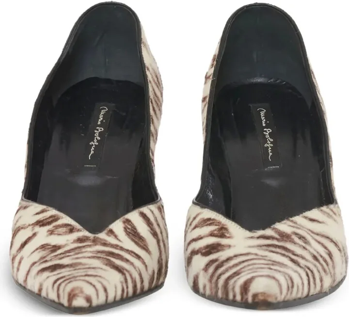 90mm Pre-Owned zebra-print pumps - Image 4