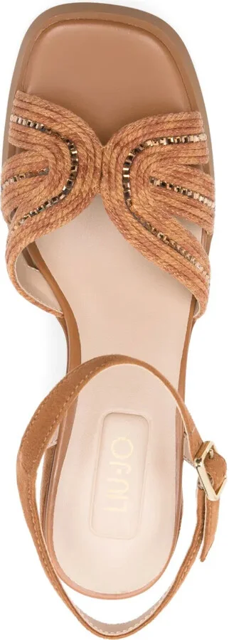 90mm Rhinestone-Embellished Sandals - Image 4