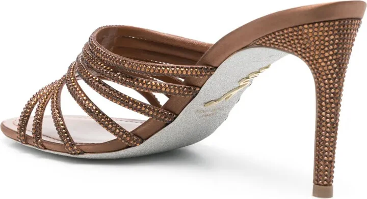 90mm Rhinestone-Embellished Sandals - Image 3