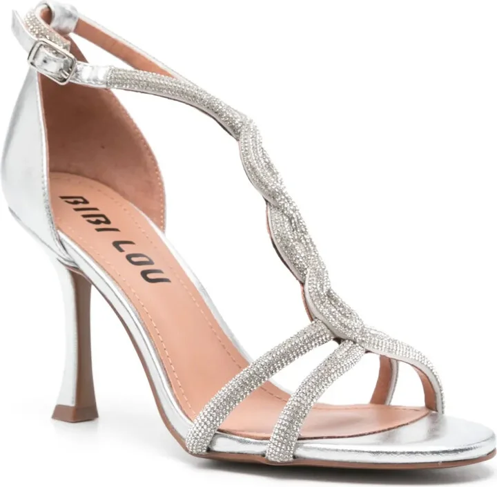 90mm Rhinestone-Embellished Sandals - Image 2