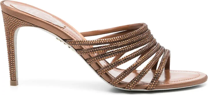 90mm Rhinestone-Embellished Sandals