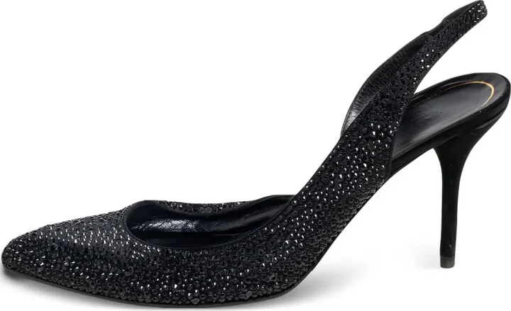 90mm Rhinestoned Pumps