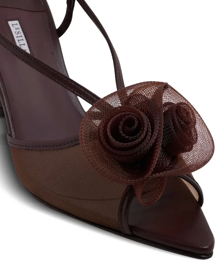 90mm Rose slingback sandals - Image 4