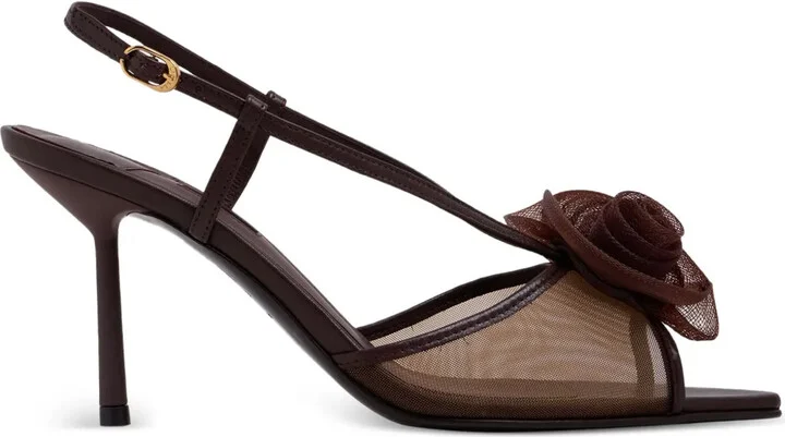 90mm Rose slingback sandals