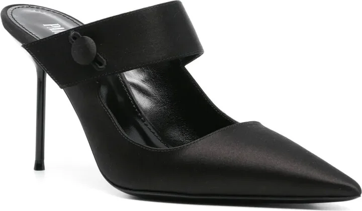90mm Satin Mules - Image 2