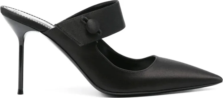 90mm Satin Mules