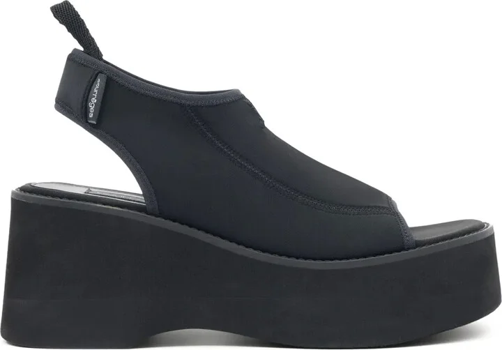 90mm Scuba Wave platform sandals