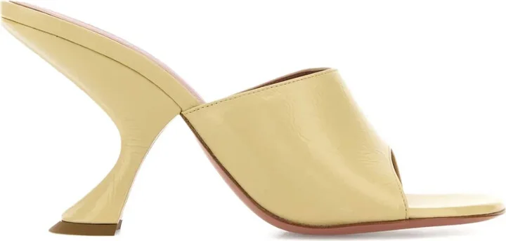 90mm Sculpted Heel Open-Toe Mules