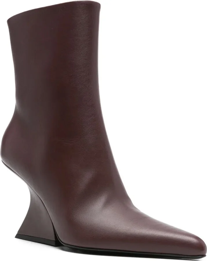 90mm Sculpted-Heel Pointed-Toe Boots - Image 2