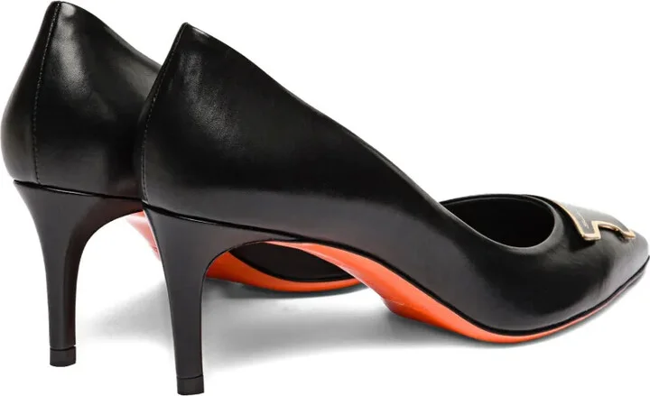 90mm Sibille leather pumps - Image 3