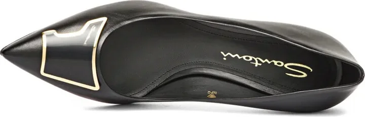 90mm Sibille leather pumps - Image 4