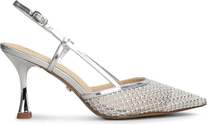 90mm Slingback Crystal-Embellished Pumps