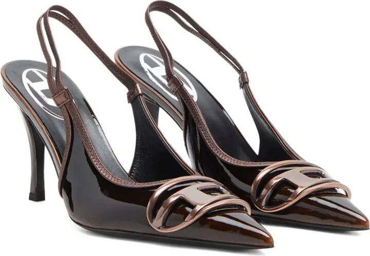 90mm Slingback Pointed-Toe Pumps - Image 2