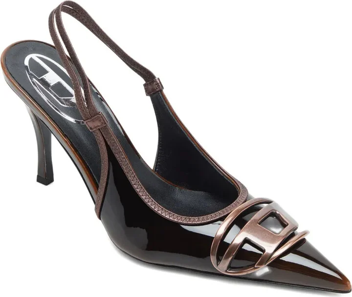 90mm Slingback Pointed-Toe Pumps - Image 5