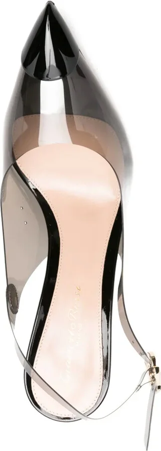 90mm Slingback Transparent Pumps - Image 4