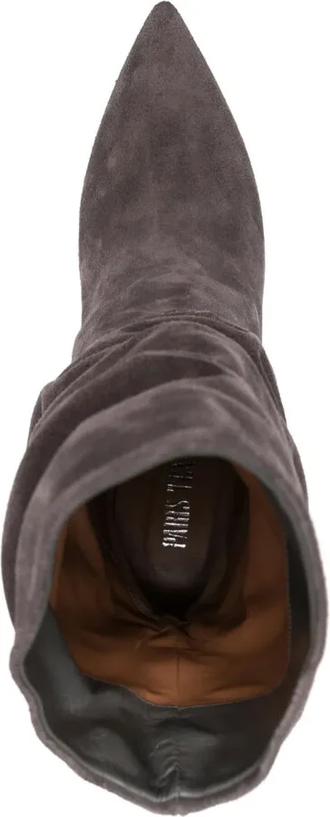 90mm Slouchy Suede Boots - Image 4