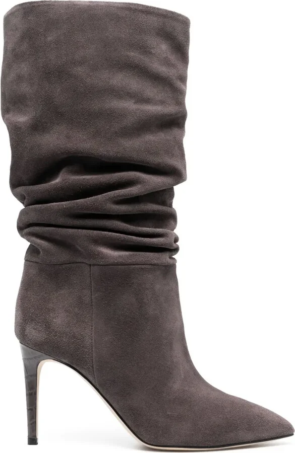 90mm Slouchy Suede Boots