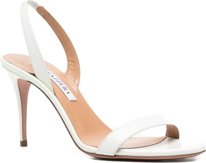 90mm So Nude slingback leather sandals - Image 2