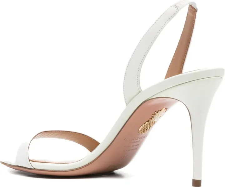 90mm So Nude slingback leather sandals - Image 3