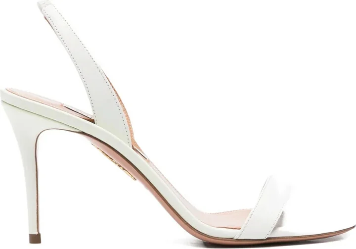 90mm So Nude slingback leather sandals