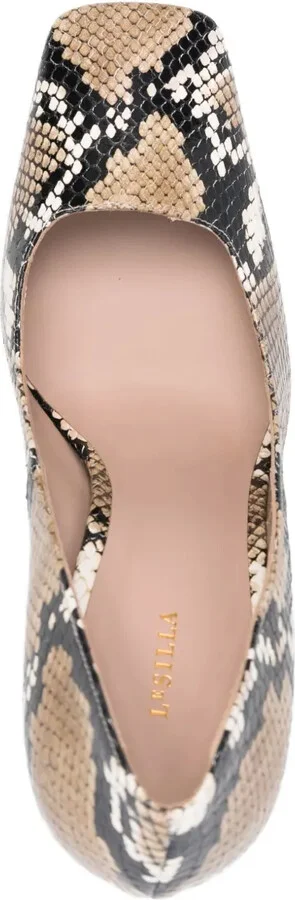 90mm Square-Toe Heeled Pumps - Image 4