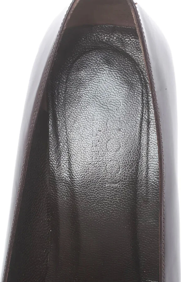 90mm Square-Toe Leather Pumps - Image 3