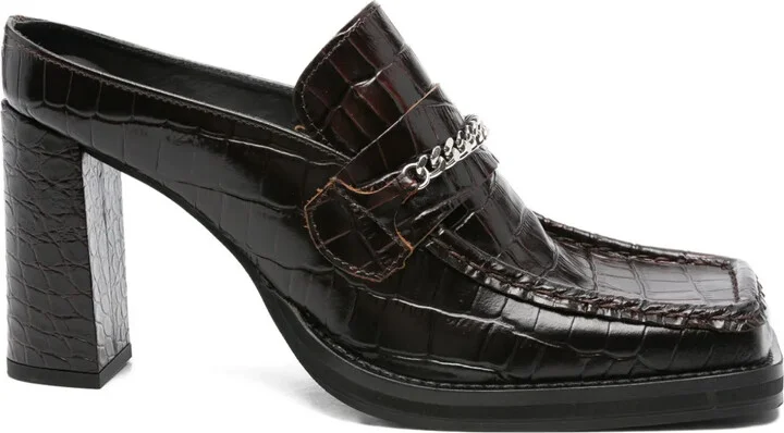90mm Square-Toe Pumps