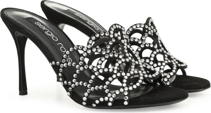 90mm SR Mermaid leather sandals - Image 2