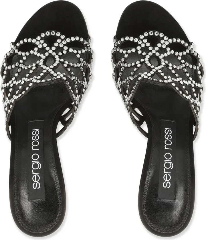90mm SR Mermaid leather sandals - Image 4