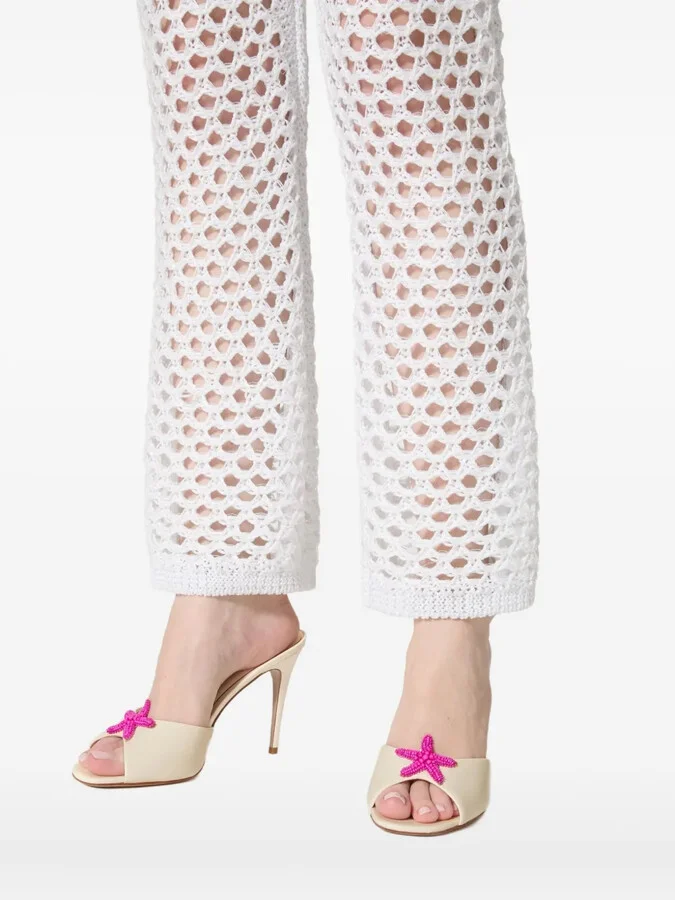 90mm Starfish-Embellished Leather Sandals - Image 5