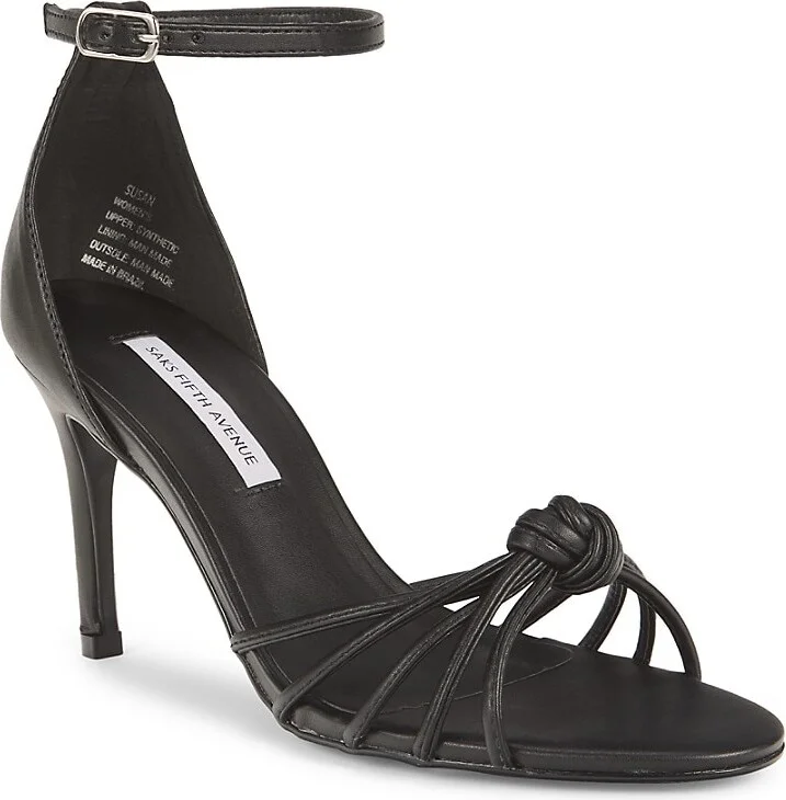 90MM Strappy Knot-Detail Sandals - Image 2