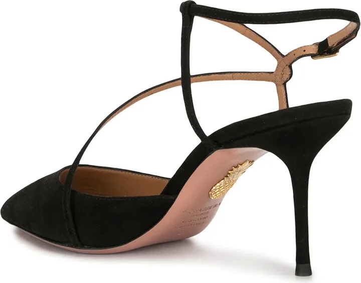 90mm Strappy Pointed-Toe Pumps - Image 3