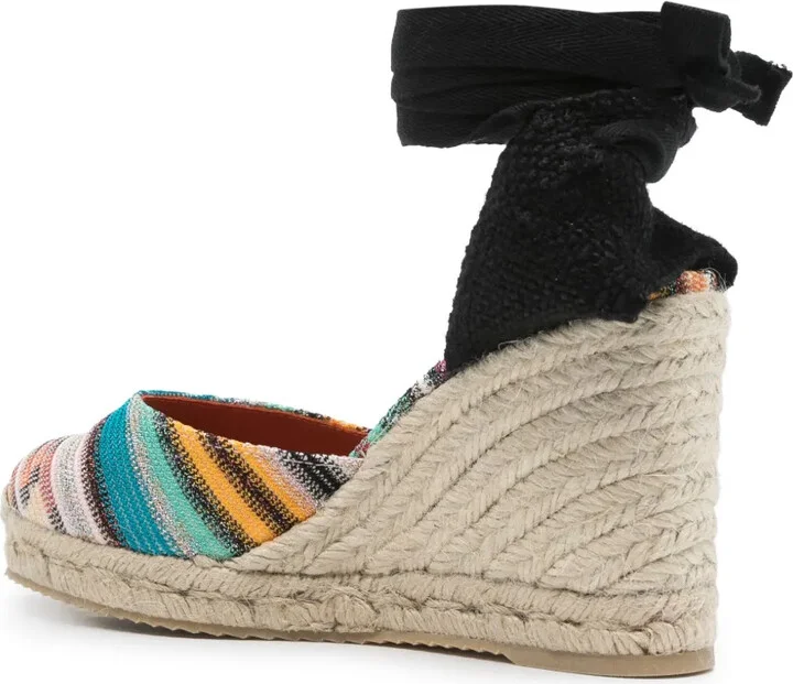 90mm Striped Espadrilles - Image 3