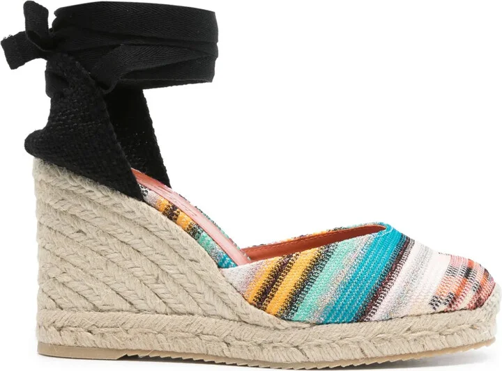 90mm Striped Espadrilles