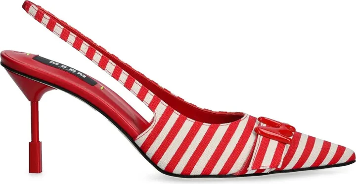 90mm Striped Pumps