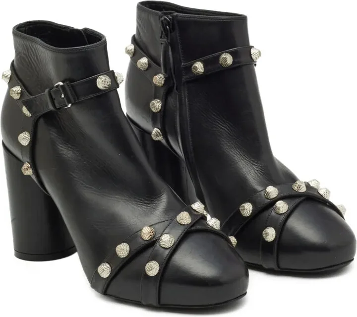 90mm Stud-Embellished Ankle Boots - Image 5