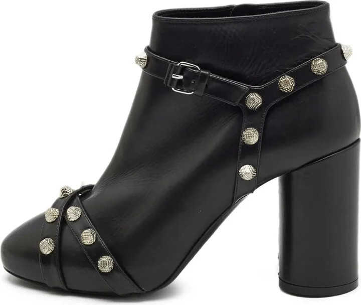 90mm Stud-Embellished Ankle Boots