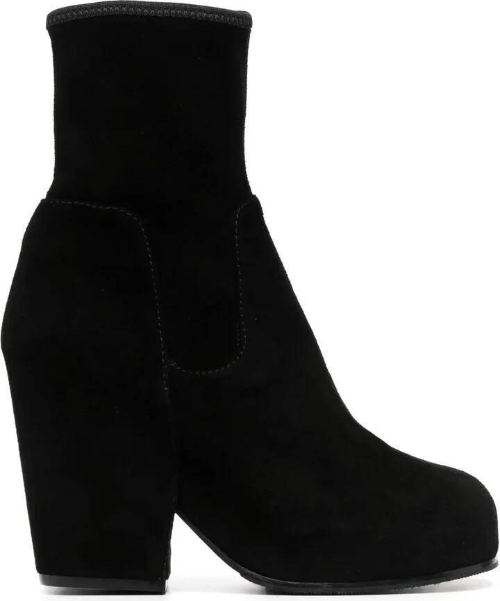 90mm Suede Ankle Boots