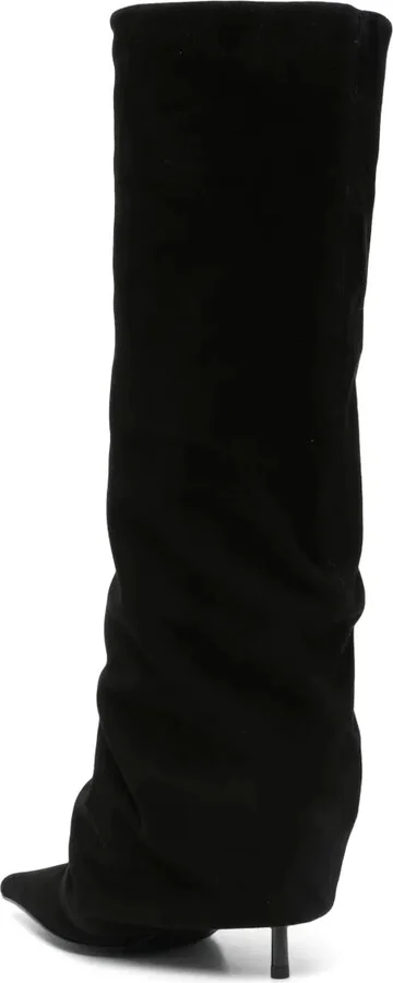 90mm Suede Knee Boots - Image 3