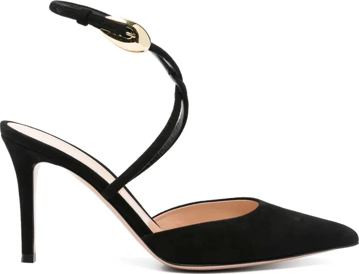 90mm Suede Pumps
