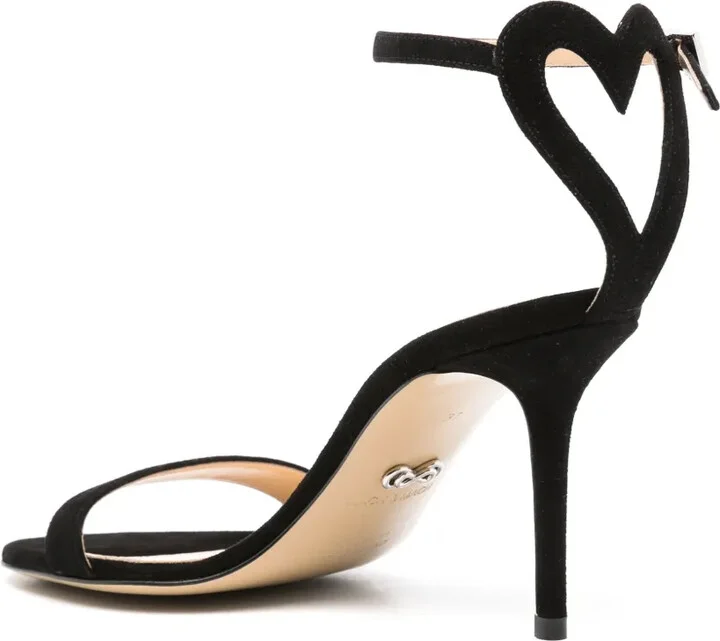 90mm Suede Sandals - Image 3