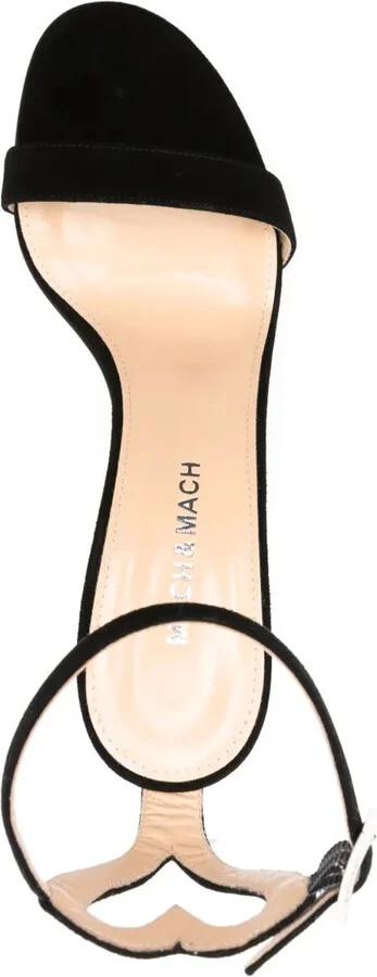 90mm Suede Sandals - Image 4