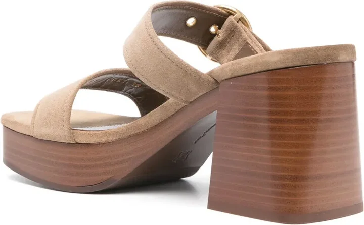 90mm Suede Sandals - Image 3