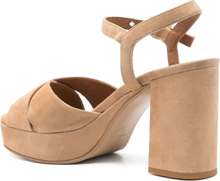90mm Suede Sandals - Image 3